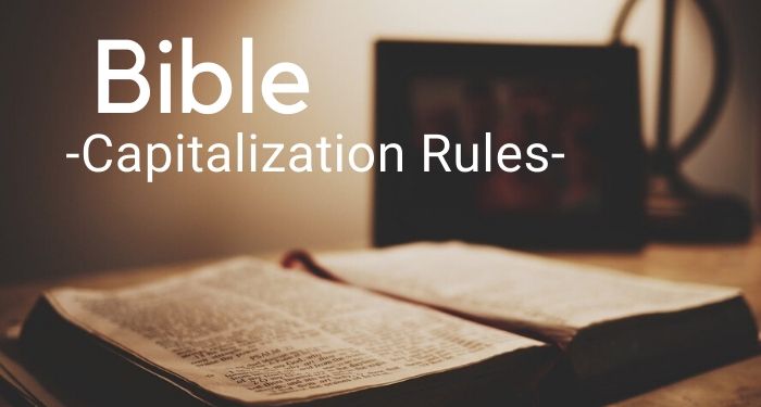Is Bible capitalized - the Word
