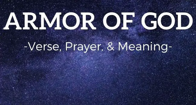 armor of god prayer verse