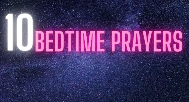 best bedtime prayers and poems